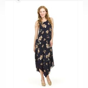 Dress, Navy, Papillon